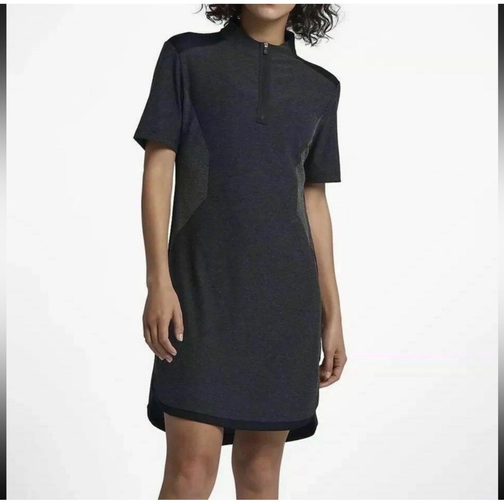 Nike Ladies Dresses Nike Zonal Cooling Golf Zipper Sport Dress